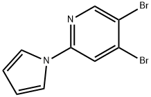 3,4-Dibromo-6-(1H-pyrrol-1-yl)pyridine Structure