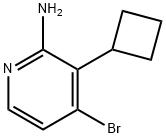 2-Amino-4-bromo-3-(cyclobutyl)pyridine Structure