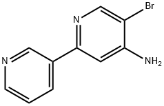 3-Bromo-4-amino-6-(3-pyridyl)pyridine Structure