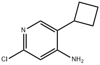 2-Chloro-4-amino-5-(cyclobutyl)pyridine Structure