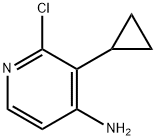 2-CHLORO-4-AMINO-3-(CYCLOPROPYL)PYRIDINE 구조식 이미지