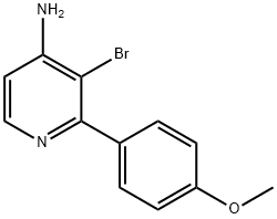 3-BROMO-2-(4-METHOXYPHENYL)PYRIDIN-4-AMINE Structure