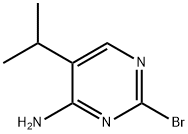 2-Bromo-4-amino-5-(iso-propyl)pyrimidine 구조식 이미지