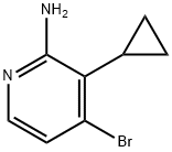 2-Amino-4-bromo-3-(cyclopropyl)pyridine 구조식 이미지