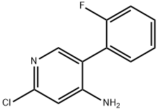 2-Chloro-4-amino-5-(2-fluorophenyl)pyridine Structure