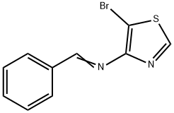 5-Bromo-4-(N-phenylmethylene)thiazole Structure