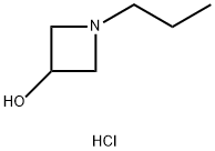 1-propylazetidin-3-ol hydrochloride Structure