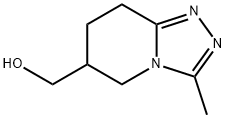 1,2,4-Triazolo[4,3-a]pyridine-6-methanol, 5,6,7,8-tetrahydro-3-methyl- Structure