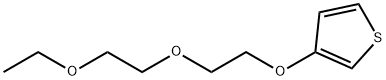 3-(2-(2-Ethoxyethoxy)ethoxy)thiophene 구조식 이미지