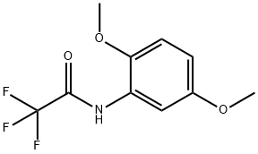 N-(2,5-dimethoxyphenyl)-2,2,2-trifluoroacetamide 구조식 이미지