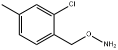 O-[(2-chloro-4-methylphenyl)methyl]hydroxylamine Structure