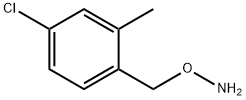 O-[(4-chloro-2-methylphenyl)methyl]hydroxylamine 구조식 이미지