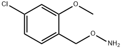 O-[(4-chloro-2-methoxyphenyl)methyl]hydroxylamine Structure