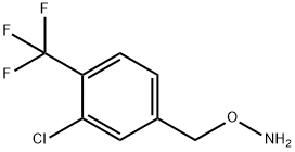 O-{[3-chloro-4-(trifluoromethyl)phenyl]methyl}hydroxylamine Structure