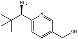 (R)-(6-(1-amino-2,2-dimethylpropyl)pyridin-3-yl)methanol Structure