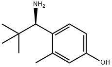 4-((1R)-1-AMINO-2,2-DIMETHYLPROPYL)-3-METHYLPHENOL Structure