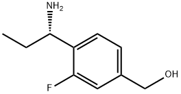 (S)-(4-(1-aminopropyl)-3-fluorophenyl)methanol Structure