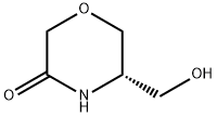 (S)-5-hydroxymethylmorpholine-3-one Structure