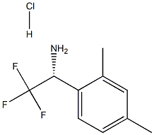 (1R)-1-(2,4-DIMETHYLPHENYL)-2,2,2-TRIFLUOROETHYLAMINE HYDROCHLORIDE Structure