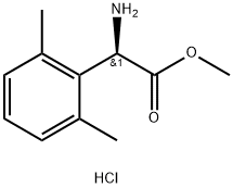 METHYL(2R)-2-AMINO-2-(2,6-DIMETHYLPHENYL)ACETATE HYDROCHLORIDE Structure