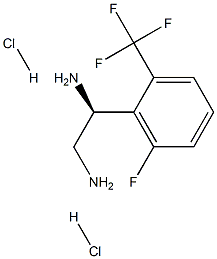 (1S)-1-[6-FLUORO-2-(TRIFLUOROMETHYL)PHENYL]ETHANE-1,2-DIAMINE DIHYDROCHLORIDE Structure