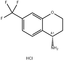 (S)-7-(trifluoromethyl)chroman-4-amine hydrochloride 구조식 이미지