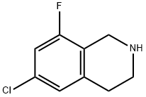 6-CHLORO-8-FLUORO-1,2,3,4-TETRAHYDROISOQUINOLINE Structure