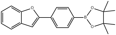 Benzofuran, 2-[4-(4,4,5,5-tetramethyl-1,3,2-dioxaborolan-2-yl)phenyl]- Structure