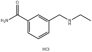 3-[(ethylamino)methyl]benzamide hydrochloride Structure
