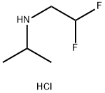 (2,2-difluoroethyl)(propan-2-yl)amine hydrochloride Structure