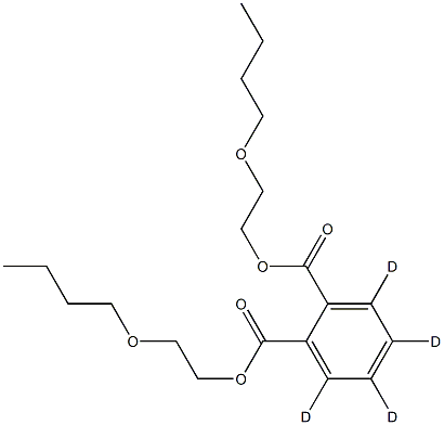 Bis(2-butoxyethyl) Phthalate-d4 Structure