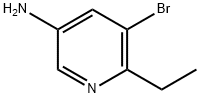 3-Amino-5-bromo-6-ethylpyridine 구조식 이미지