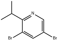 3,5-Dibromo-6-(iso-propyl)pyridine 구조식 이미지