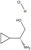 (2R)-2-AMINO-2-CYCLOPROPYLETHAN-1-OL HYDROCHLORIDE 구조식 이미지