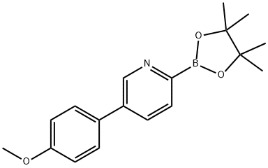 5-(4-Methoxyphenyl)pyridine-2-boronic acid pinacol ester Structure