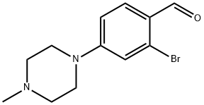 2-bromo-4-(4-methyl-1-piperazinyl)-Benzaldehyde Structure