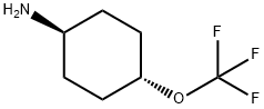 trans-4-Trifluoromethoxy-cyclohexylamine Structure