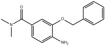 4-Amino-3-(benzyloxy)-N,N-dimethylbenzamide Structure
