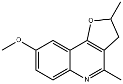 8-methoxy-2,4-dimethyl-2,3-dihydrofuro[3,2-c]quinoline Structure