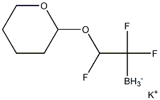 Potassium trifluoro(2-((tetrahydro-2H-pyran-2-yl)oxy)ethyl)borate Structure