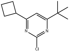2-chloro-4-(cyclobutyl)-6-(tert-butyl)pyrimidine Structure
