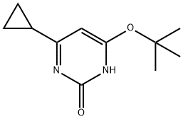 2-Hydroxy-4-(tert-butoxy)-6-cyclopropylpyrimidine Structure