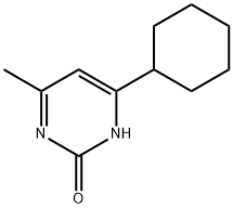 2-Hydroxy-4-cyclohexyl-6-methylpyrimidine Structure