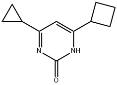 2-hydroxy-4-(cyclobutyl)-6-cyclopropylpyrimidine Structure