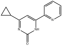 2-hydroxy-4-(pyridin-2-yl)-6-cyclopropylpyrimidine Structure