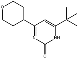 2-hydroxy-4-(4-tetrahydropyranyl)-6-(tert-butyl)pyrimidine 구조식 이미지