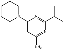 4-Amino-2-(iso-propyl)-6-(piperidin-1-yl)-pyrimidine Structure