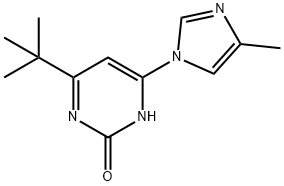 2-hydroxy-4-(1H-4-methylimidazol-1-yl)-6-(tert-butyl)pyrimidine Structure