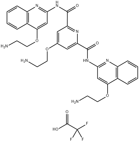 Pyridostatin hydrochloride Structure