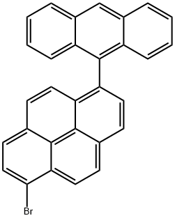 1-(9-anthracenyl)-6-bromoPyrene 구조식 이미지